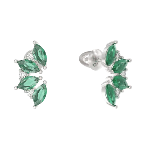 Серьги пусеты-гвоздики, Серебро 925, 1050552-01110
