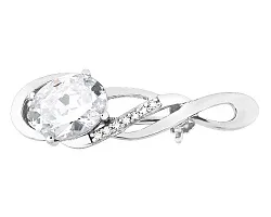 Брошь Серебро 925, Фианит 653876  Брошь Серебро 925, Фианит 653876