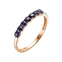 Кольцо Золото 585, Сапфир К114-7434С Кольцо Золото 585, Сапфир К114-7434С