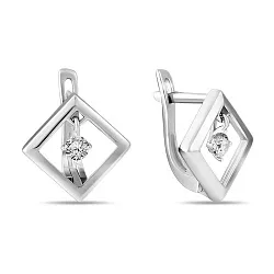 Серьги, Золото 585, Фианит 21-215283 Серьги, Золото 585, Фианит 21-215283