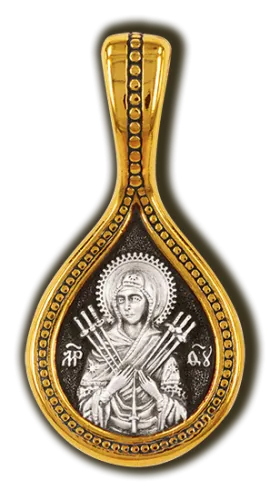 Иконка нательная,  Серебро 925, 08467