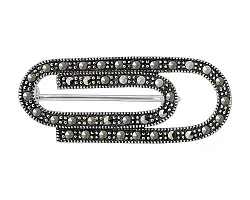 Брошь Серебро 925, Марказит 656347  Брошь Серебро 925, Марказит 656347