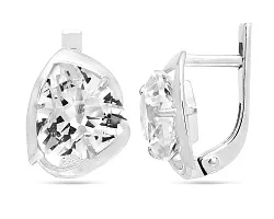 Серьги, Серебро 925, Хрусталь горный 647466