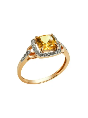 Кольцо Золото 585, 1201404ЦТ