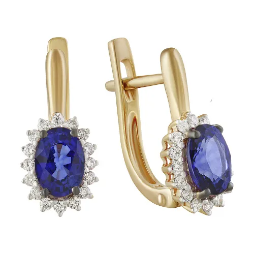 Серьги, Золото 585, 65-41E01056-F0DDSA