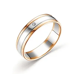 Обручальное кольцо,  Золото 585,  , Бриллиант Т2396-120