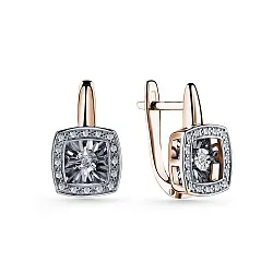 Серьги, Золото 585, Бриллиант 02-11-5894-31-00