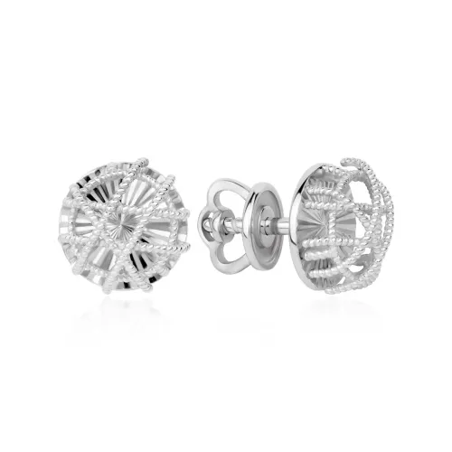 Серьги пусеты-гвоздики, Серебро 925, 2345404803