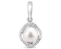 Подвеска фантазийная,  Серебро 925, Жемчуг 656525 Подвеска фантазийная,  Серебро 925, Жемчуг 656525