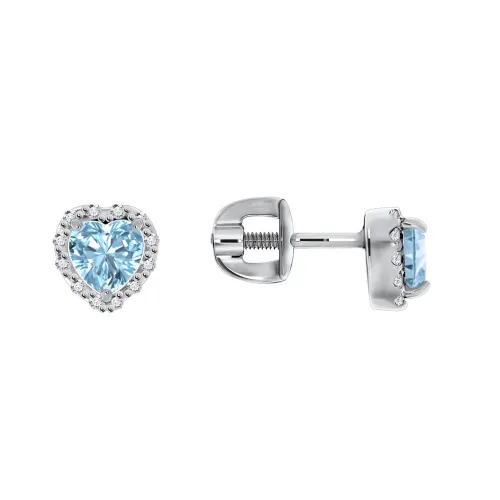 Серьги пусеты-гвоздики, Серебро 925, 2340200121-70