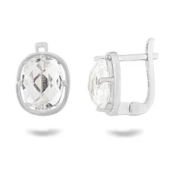 Серьги, Серебро 925, Хрусталь горный 654577