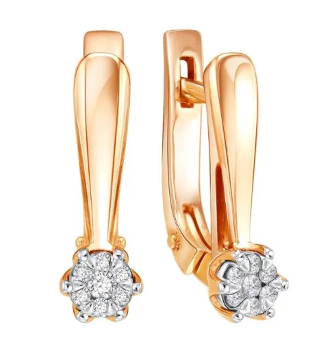 Серьги, Золото 585, 01-52-0164-00