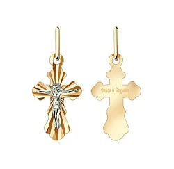 Подвеска крест, Золото 585 ПШ0251