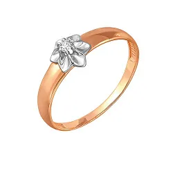 Кольцо Золото 585, Фианит 1283007 1 1 1 Кольцо Золото 585, Фианит 1283007 1 1 1