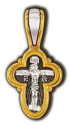 Подвеска крест, Серебро 925 08073