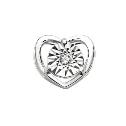 Подвеска фантазийная,  Золото 585, Бриллиант П213-6733 Подвеска фантазийная,  Золото 585, Бриллиант П213-6733