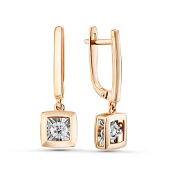 Серьги, Золото 585, Бриллиант 02-11-5704-11-00