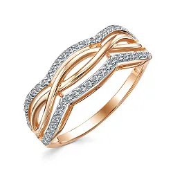 Кольцо Золото 585, Фианит 1642707 1 1 1