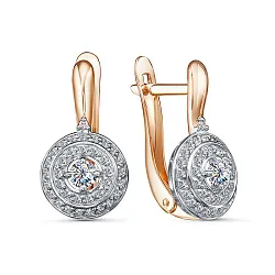 Серьги, Золото 585, Фианит 2532107 1 1 1 Серьги, Золото 585, Фианит 2532107 1 1 1