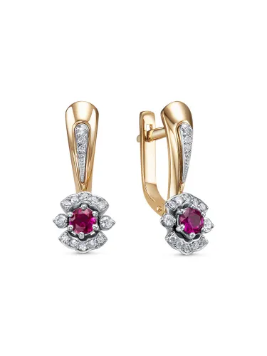 Серьги, Золото 585, 24010629