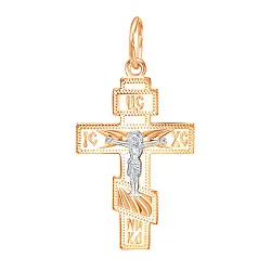 Подвеска крест, Золото 585 23-0095