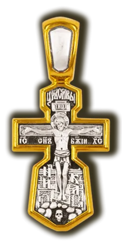 Подвеска крест, Серебро 925, 08328