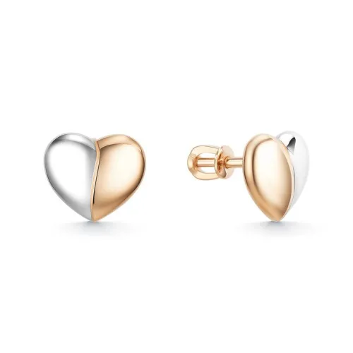 Серьги пусеты-гвоздики, Золото 585, С5501 Серьги пусеты-гвоздики, Золото 585, С5501