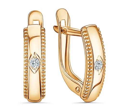 Серьги, Золото 585, 01-52-0299-00