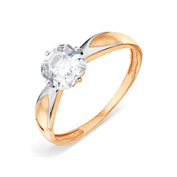 Кольцо Золото 585, Фианит Т142018494 Кольцо Золото 585, Фианит Т142018494