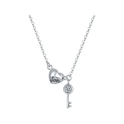 Колье,  Серебро 925, Фианит JXN 9 Колье,  Серебро 925, Фианит JXN 9