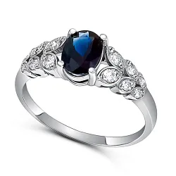 Кольцо Золото 585, Сапфир 270721ю Кольцо Золото 585, Сапфир 270721ю