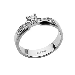 Кольцо Золото 585, Бриллиант 716221ю Кольцо Золото 585, Бриллиант 716221ю