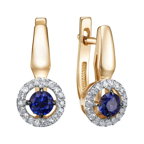 Серьги, Золото 585, С115-8285ГТС Серьги, Золото 585, С115-8285ГТС