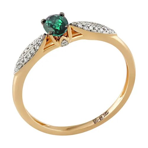 Кольцо Золото 585, 65-41R01280-S0DDEM