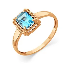 Кольцо Золото 585, Топаз 01-3-676-1300-010
