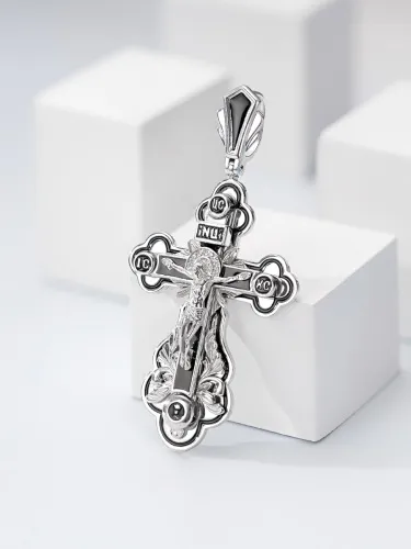 Подвеска крест, Серебро 925, ПД-1-321рч