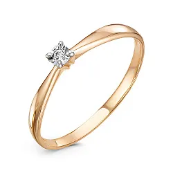 Кольцо Золото 585, Фианит 1399607 1 1 1 Кольцо Золото 585, Фианит 1399607 1 1 1