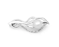 Брошь Серебро 925, Жемчуг 634562  Брошь Серебро 925, Жемчуг 634562