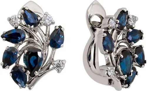 Серьги, Золото 585, 153221ю Серьги, Золото 585, 153221ю