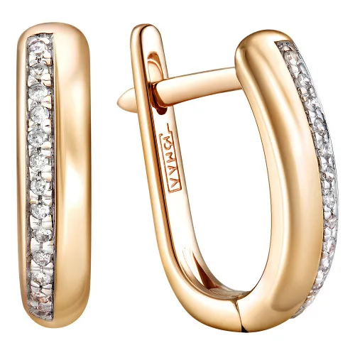 Серьги, Золото 585, 84-41E01191-S0DD Серьги, Золото 585, 84-41E01191-S0DD