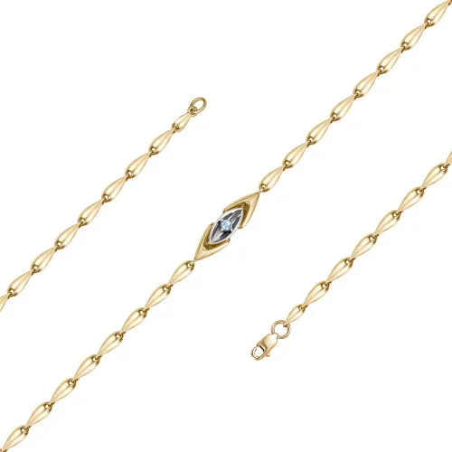 Браслет фантазийный Золото 585 
 Бр122-5006-18Т