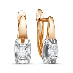 Серьги, Золото 585, Фианит 2415607 1 1 1 Серьги, Золото 585, Фианит 2415607 1 1 1