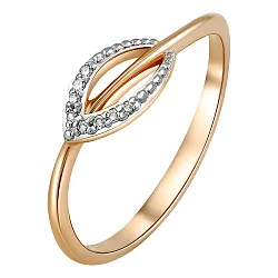 Кольцо Золото 585, Бриллиант 84-41R00970-S0DD