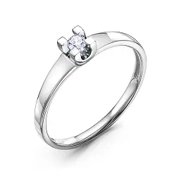 Помолвочное кольцо,  Золото 585, Бриллиант 5-5346-103-1Б