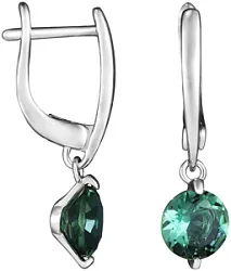 Серьги, Серебро 925, Кварц LLE 7-6