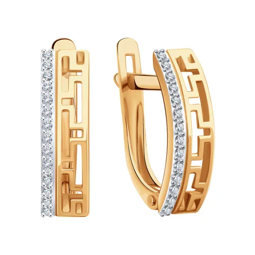 Серьги, Золото 585, Т14702Г598