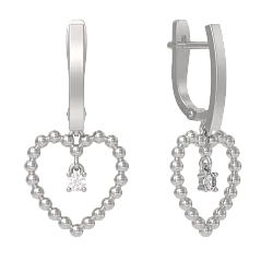 Серьги, Серебро 925, Фианит 1042462-01210