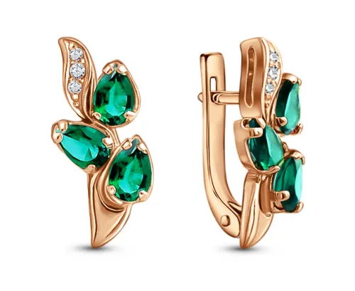 Серьги, Золото 585, С122-8835Амз