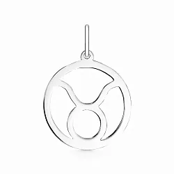 Подвеска знак зодиака Телец 20.04-20.05, Серебро 925 1-00015 Подвеска знак зодиака Телец 20.04-20.05, Серебро 925 1-00015