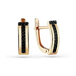 Серьги, Золото 585, Фианит 002-0620-0005-012